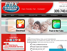 Tablet Screenshot of foxservicesexpress.com